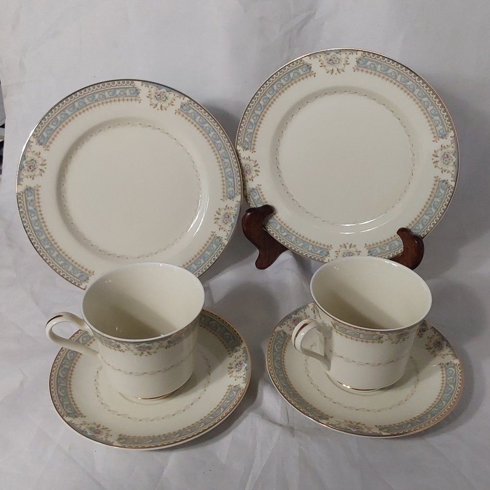 MIKASA LEXINGTON‎  L2808 IVORY CHINA TEA/COFFEE SETS FOR 2